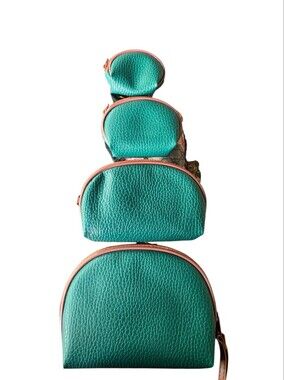 4pc Nesting Dome Cosmetic Pouch Set